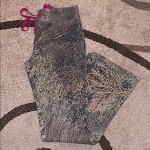 Pink and camo lounge pants!